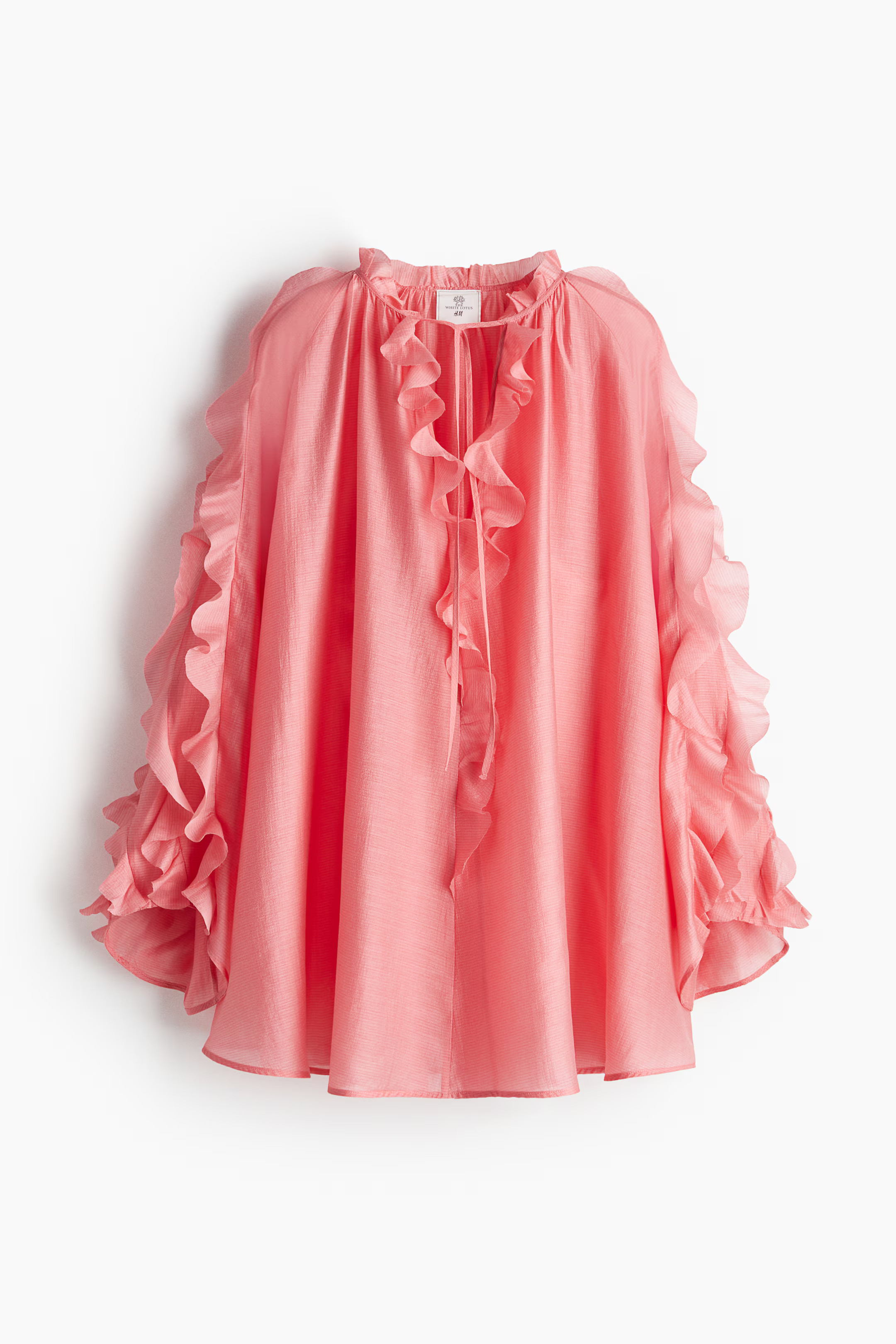 Long-Sleeved Ruffled Dress | H&M (US + CA)