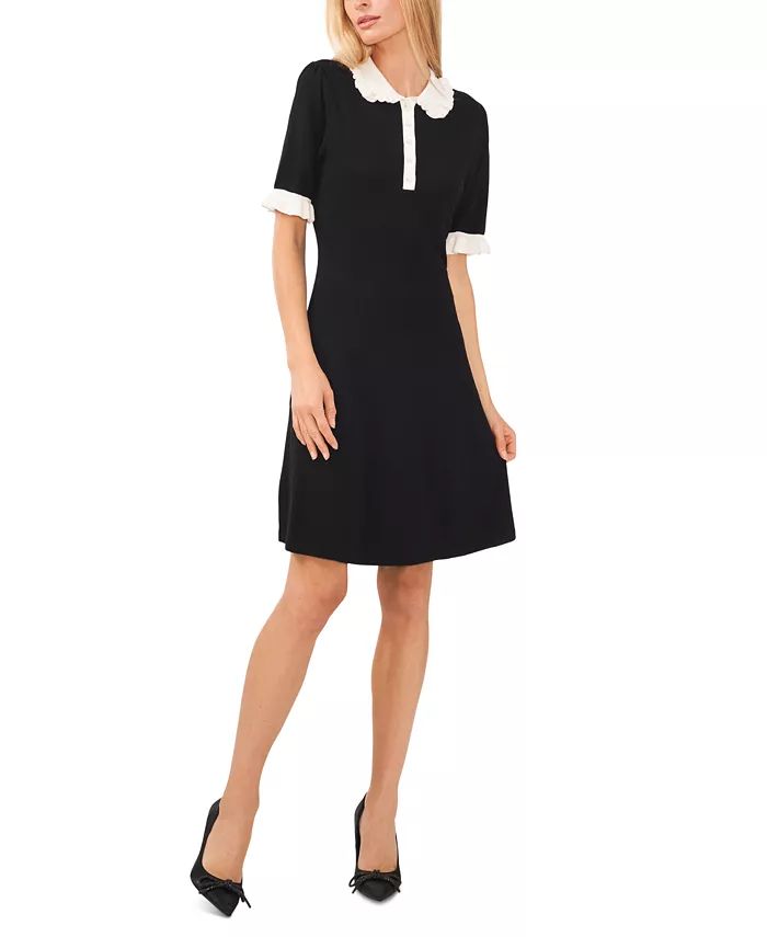 Women's Cotton Short-Sleeve Polo Dress | Macys (US)