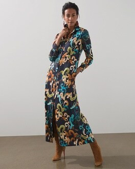 Scroll Print Maxi Dress | Chico's