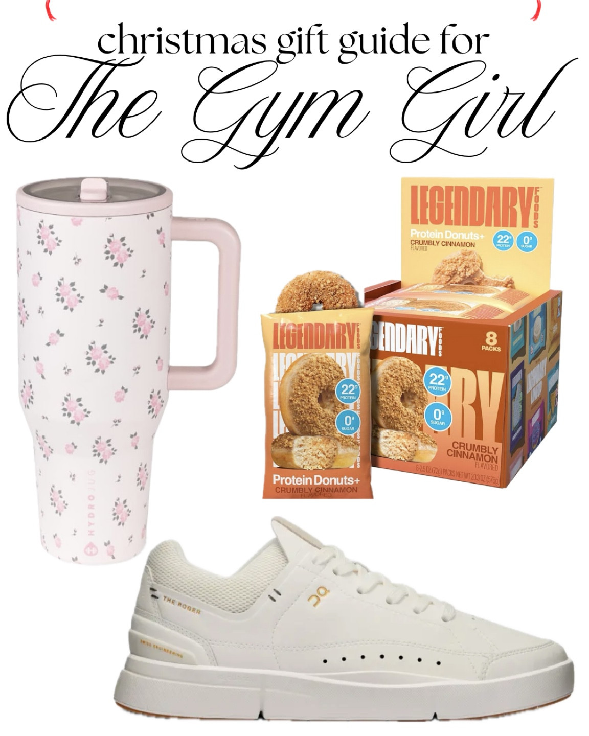 christmas gift guide for the gym girl 🩷 gym shoes, lifting shoes, weightlifting shoes, running shoes, nike shoes, on shoes, hoka shoes, adidas shoes, protein powder, protein bars, energy drinks, water tumbler, hydrojug, stanley cup, brumate 

#LTKActive #LTKShoeCrush #LTKStyleTip