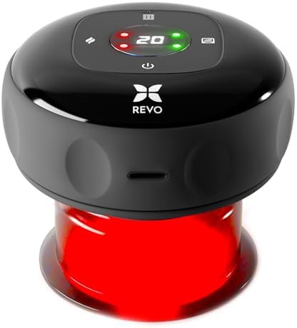 REVO The Original 4-in-1 Smart Cupping Therapy Massager, Red Light Therapy for Targeted Pain Reli... | Amazon (US)