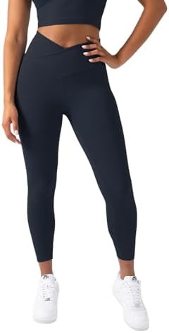 Active Women's Ultraluxe Crossover High-Waist Legging, Athleisure, 4-Way-Stretch | Amazon (US)