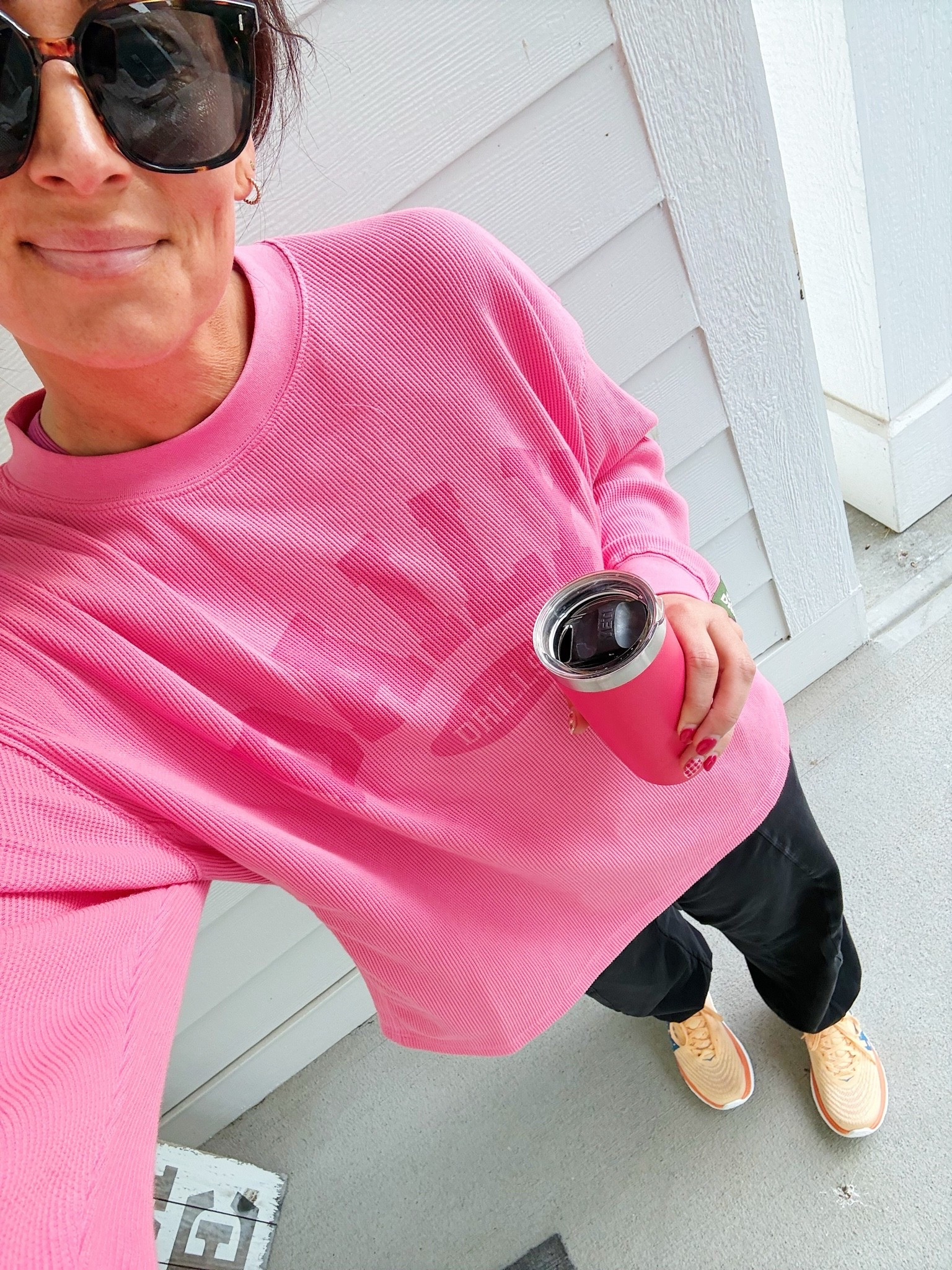 • XS/S top - runs oversized - so comfy 
• medium pants 
• shoes true to size

#LTKgrwm #LTKdayinmylife #LTKootd