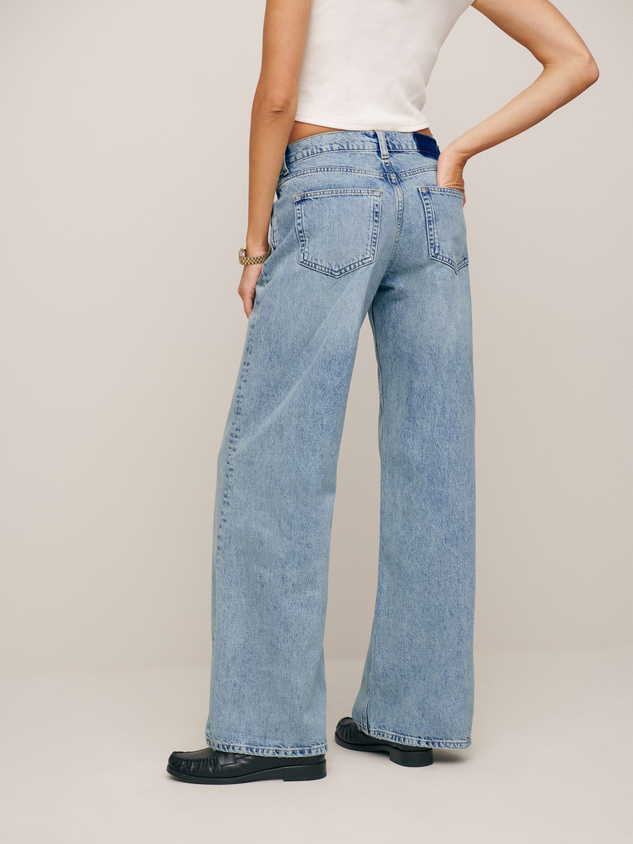 Cary Low Rise Slouchy Wide Leg Jeans | Reformation (Global)