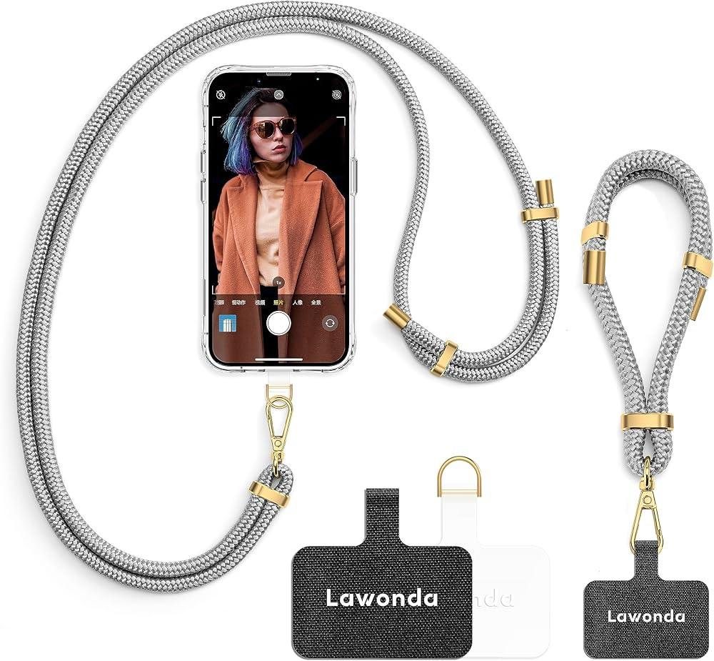 2 Pads Phone Lanyard Adjustable Crossbody Cell Phone Neck Strap Universal Mobile Phone Wrist Lany... | Amazon (US)