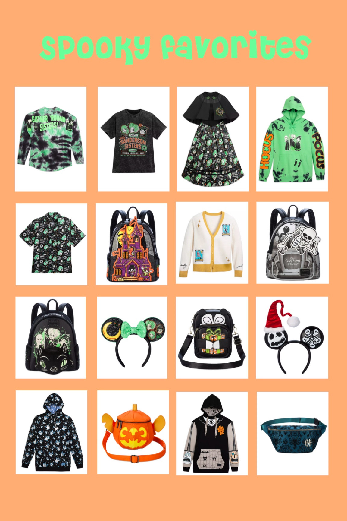disney store spooky merch 🧡