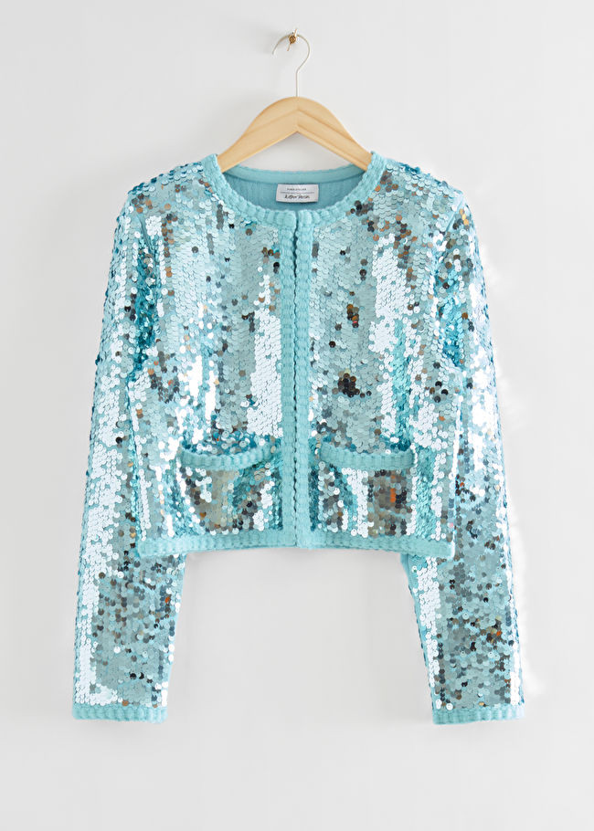 Knitted Sequin Embellished Jacket | & Other Stories (EU + UK)