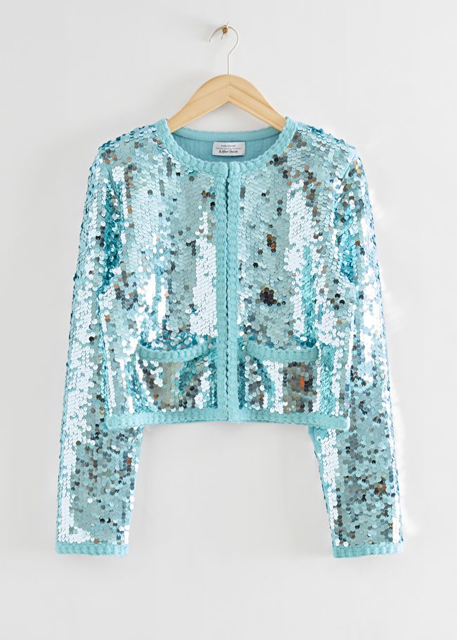 Knitted Sequin Embellished Jacket | & Other Stories US