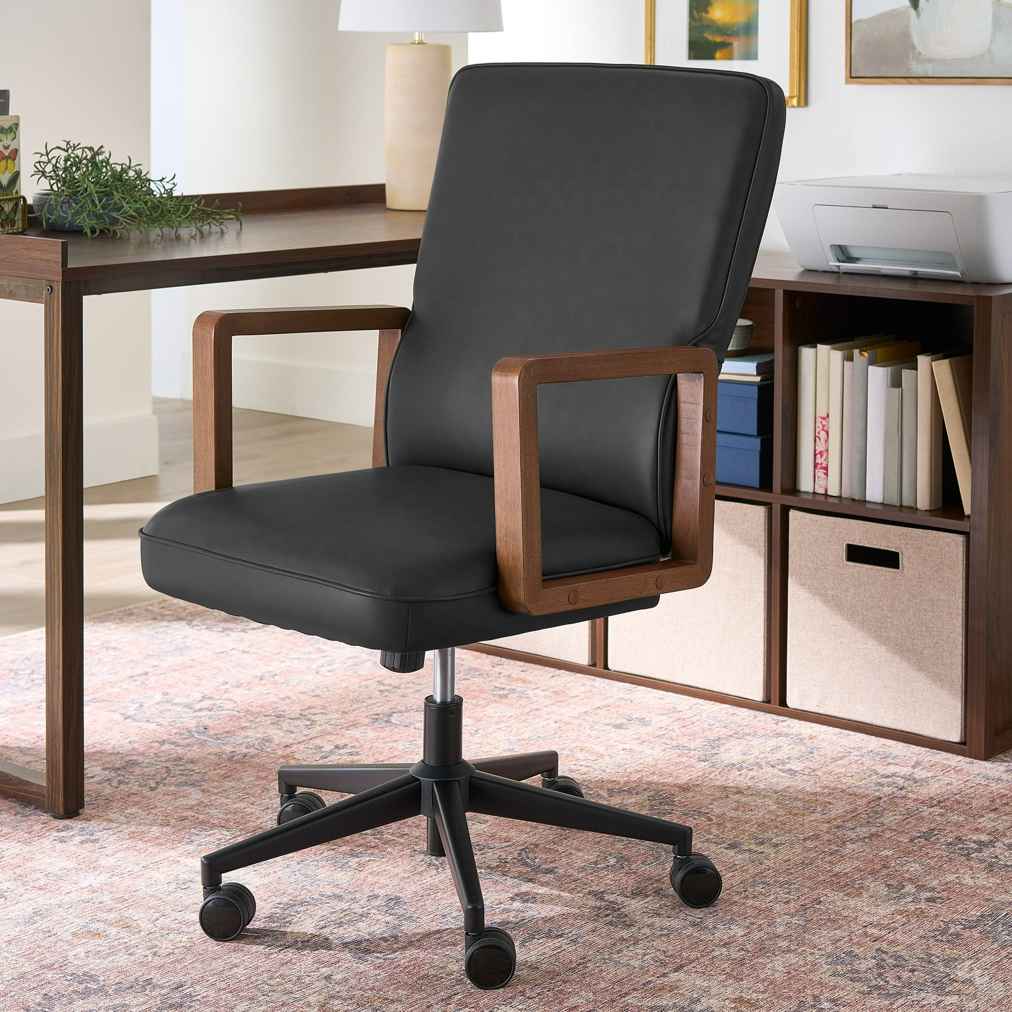 Better Homes & Gardens Ezra Office Chair, Black | Walmart (US)