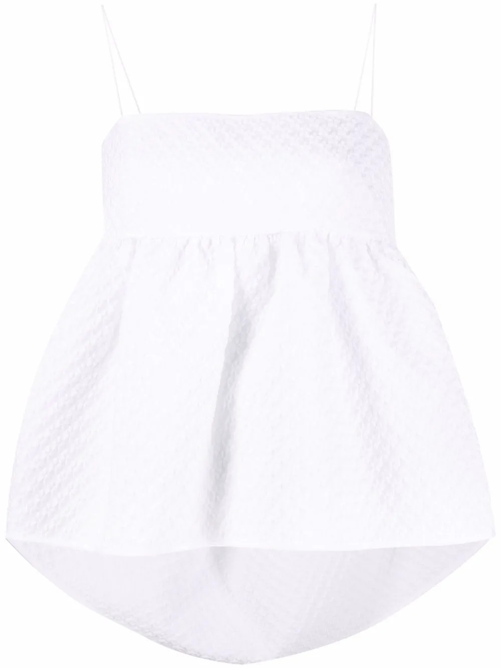 Cecilie Bahnsen floral-embroidered Peplum Blouse - Farfetch | Farfetch Global