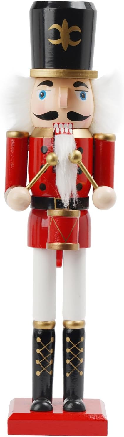 Christmas Nutcracker Soldier Figurine Decorations - 14.75H in Nutcracker Christmas Decor Traditio... | Amazon (US)