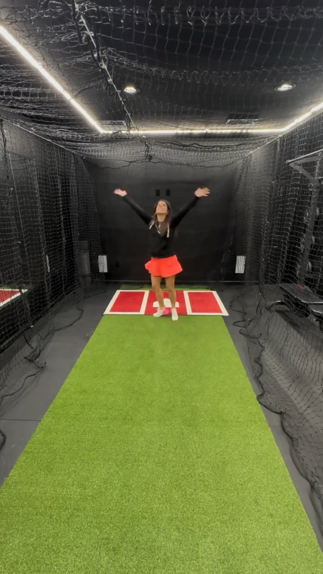It’s 95% done!😂🫠 still have some cables and clips but we are loving this space!! Gym + Batting Cage = fun for the whole family. This fits our family so much better than a home theater 🩷 I’ll break down the batting cage details in another video! 

Home gym. Texas basement. Home improvement. Home renovation. Batting cage. DIY home. DIY project. New year goals. New year new you!

#LTKKids #LTKHome #LTKfitnessgoals
