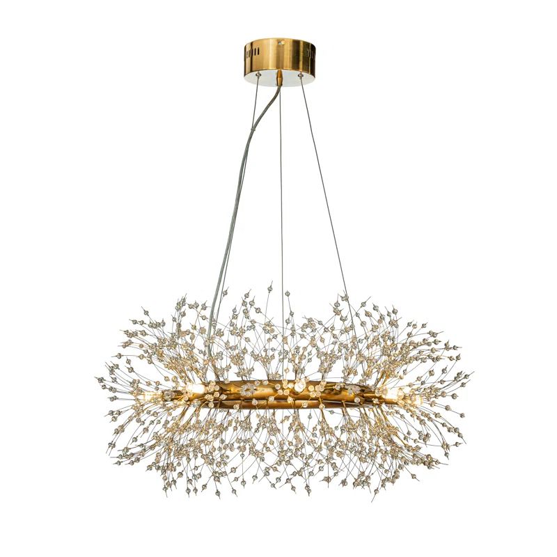 Galewood Stainless Steel Firework Crystal Chandelier For Living Room & Dining Room | Wayfair North America