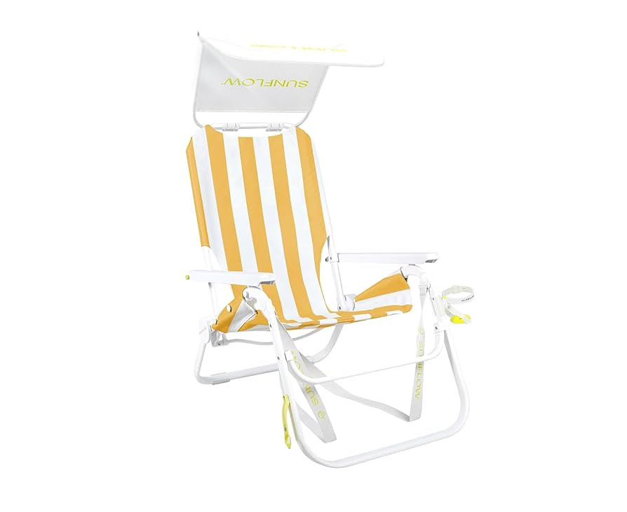SUNFLOW Shore Thing Premium Beach Chair - Adjustable, Portable, Rust-Resistant, Reclining Beach C... | Amazon (US)