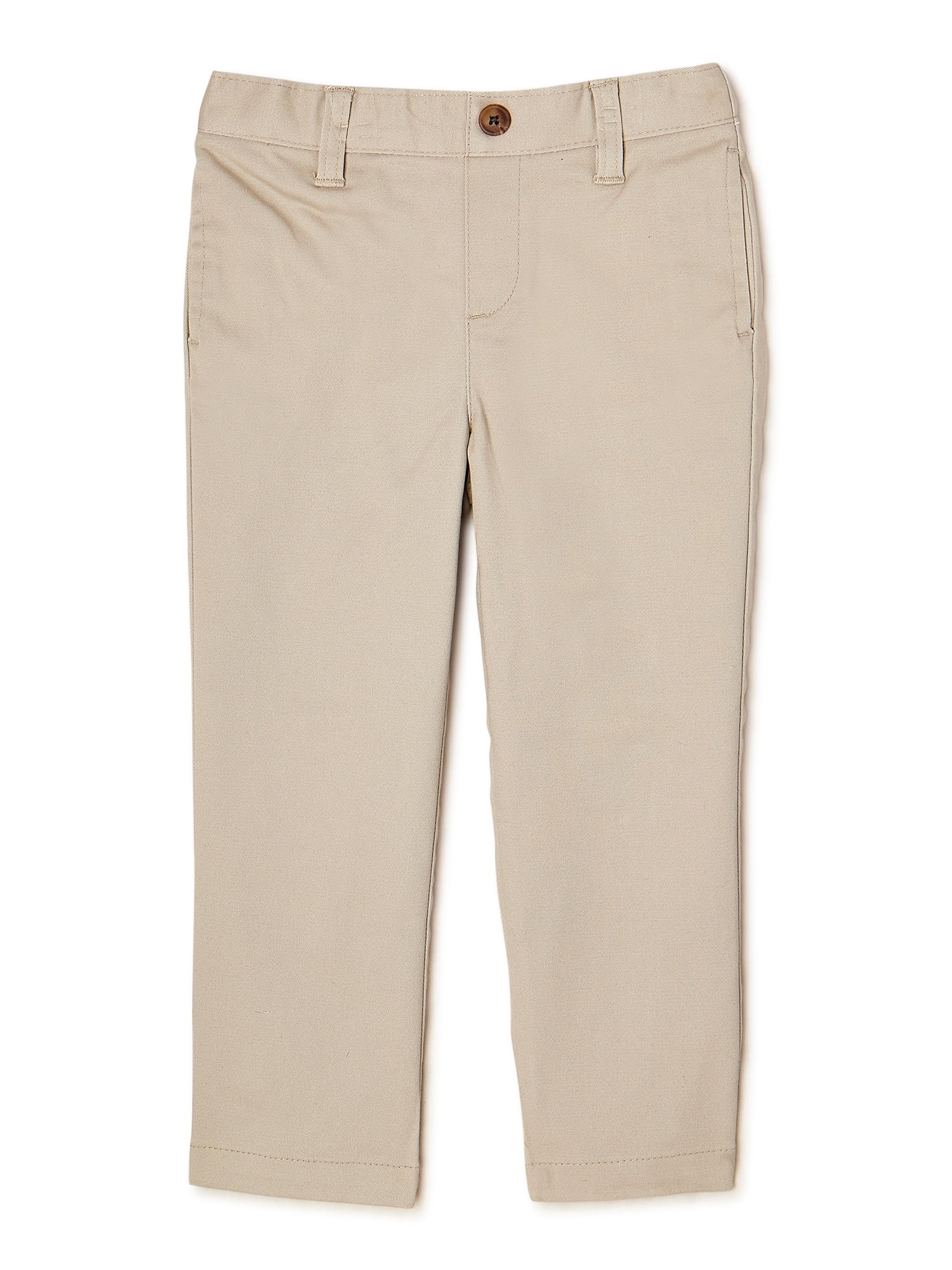 Wonder Nation Toddler Boys School Uniform Flat Front Pants, Sizes 2T-5T - Walmart.com | Walmart (US)