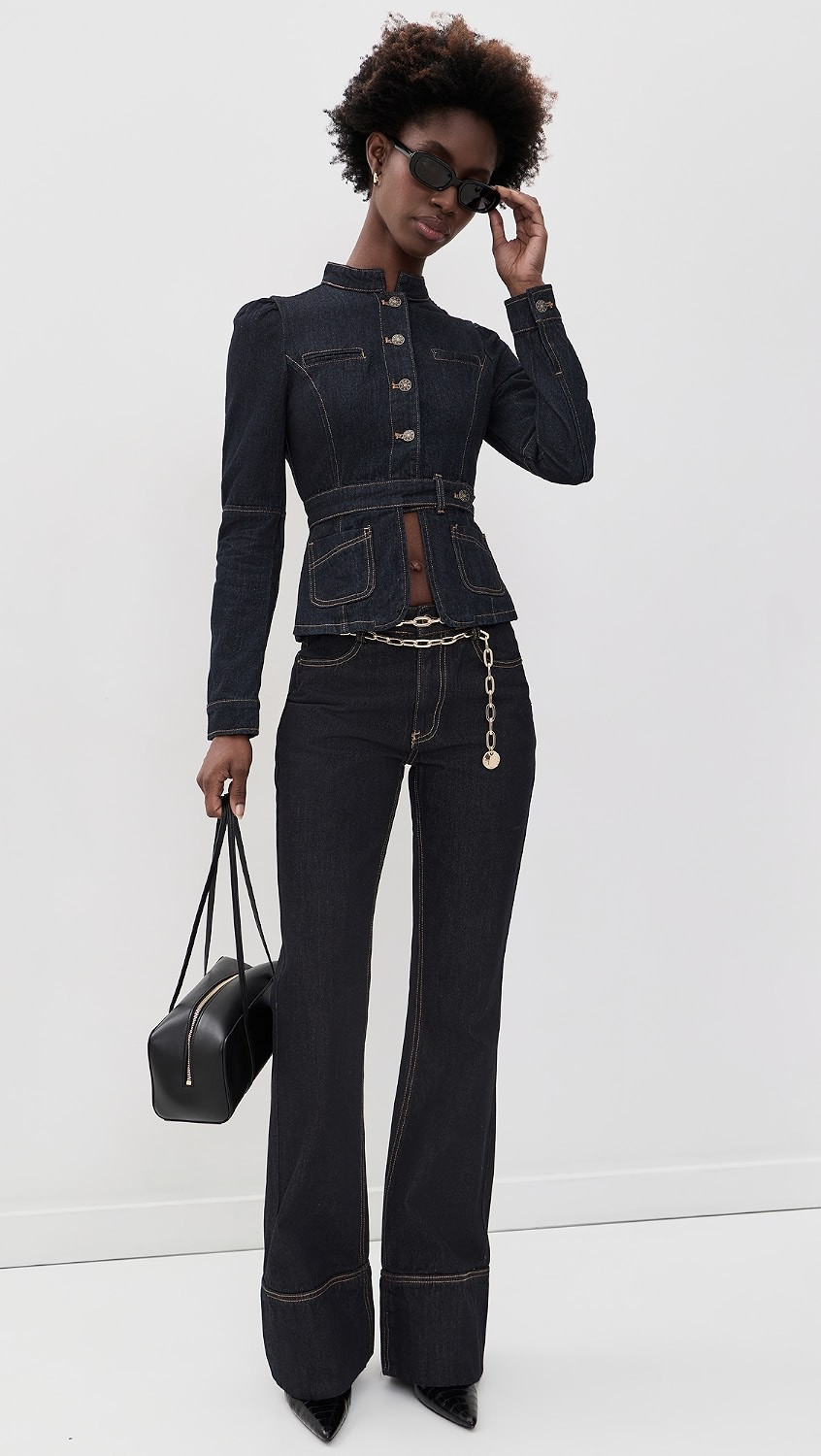 Lioness Brooklyn Denim Jacket Indigo XXS | Shopbop