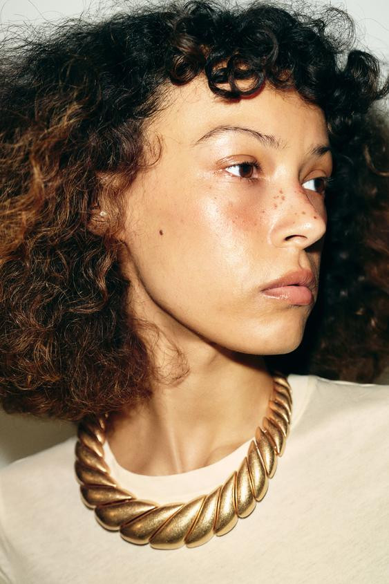 METAL PIECES NECKLACE | Zara US