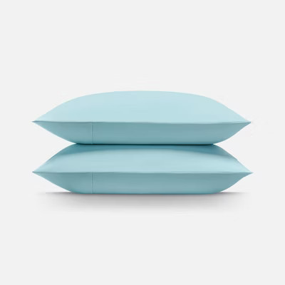 REST® Evercool®+ Cooling Pillowcase Pair, IONIC+ Antimicrobial Fabric for Hygienic Sleep, Silky Smooth for Better Skin and Hair, Standard, Aqua Blue | Target