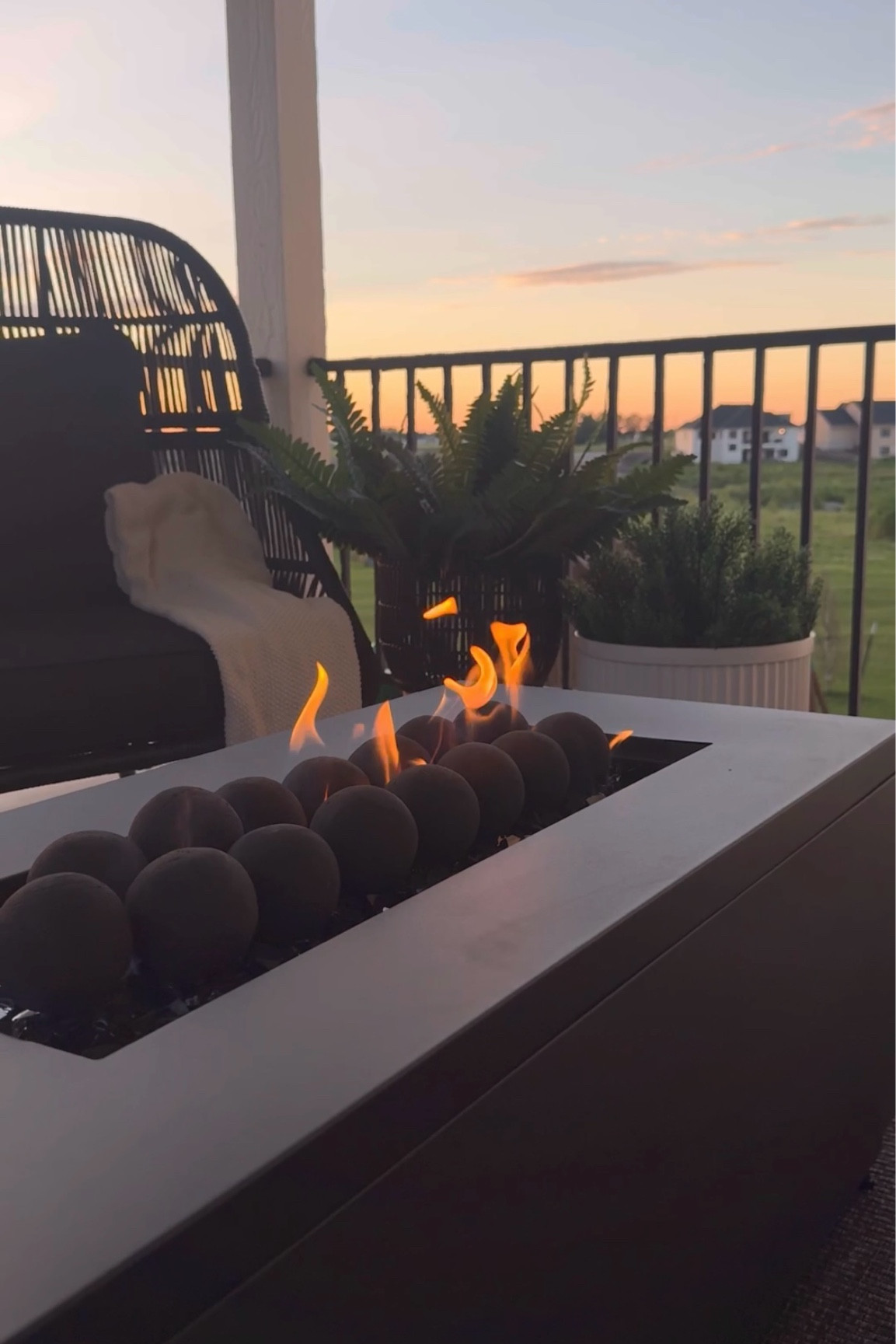 Walmart outdoor gas fire pit.

#LTKStyleTip #LTKSeasonal #LTKHome