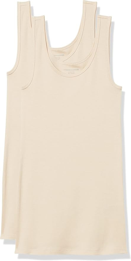 Amazon Essentials Women's Slim-Fit Tank, Pack of 2 | Amazon (US)