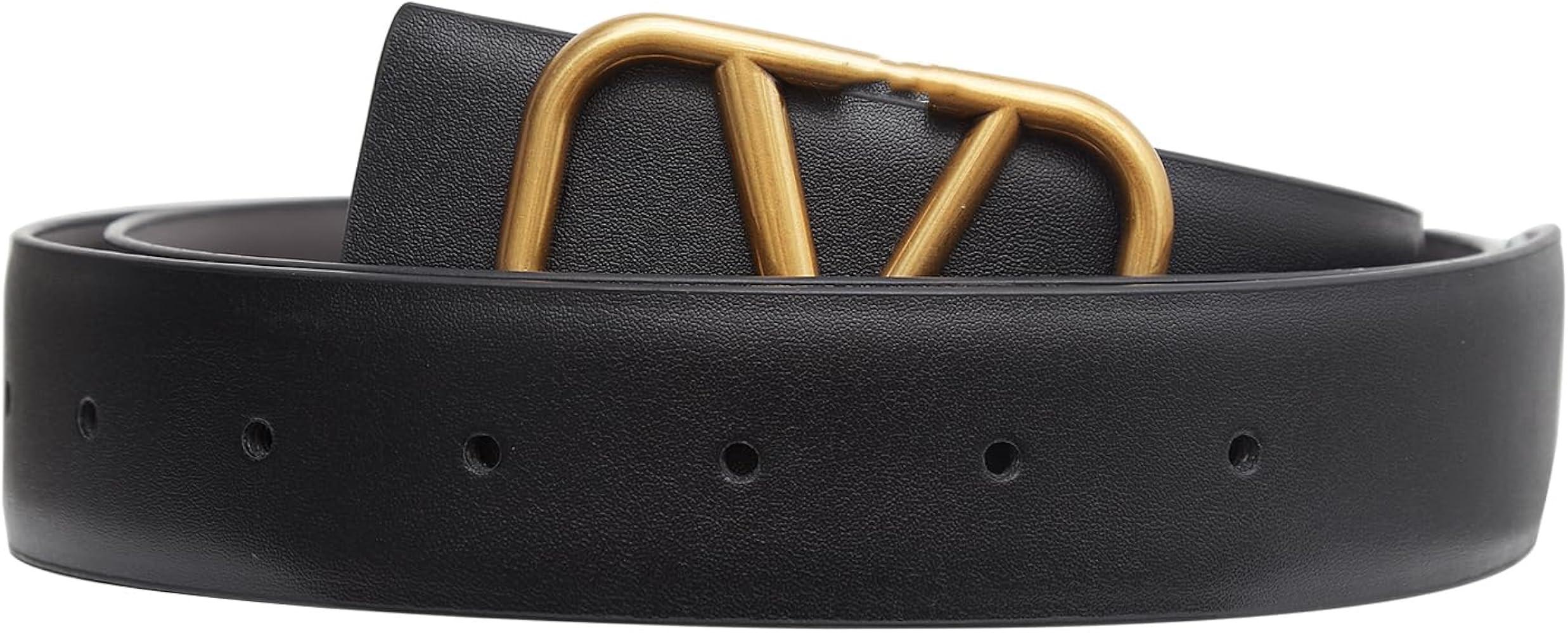 Women's Leather Belts for Jeans Dresses, Fashion Gold Buckle Ladies Waist Belt (balck, 110CM) | Amazon (CA)