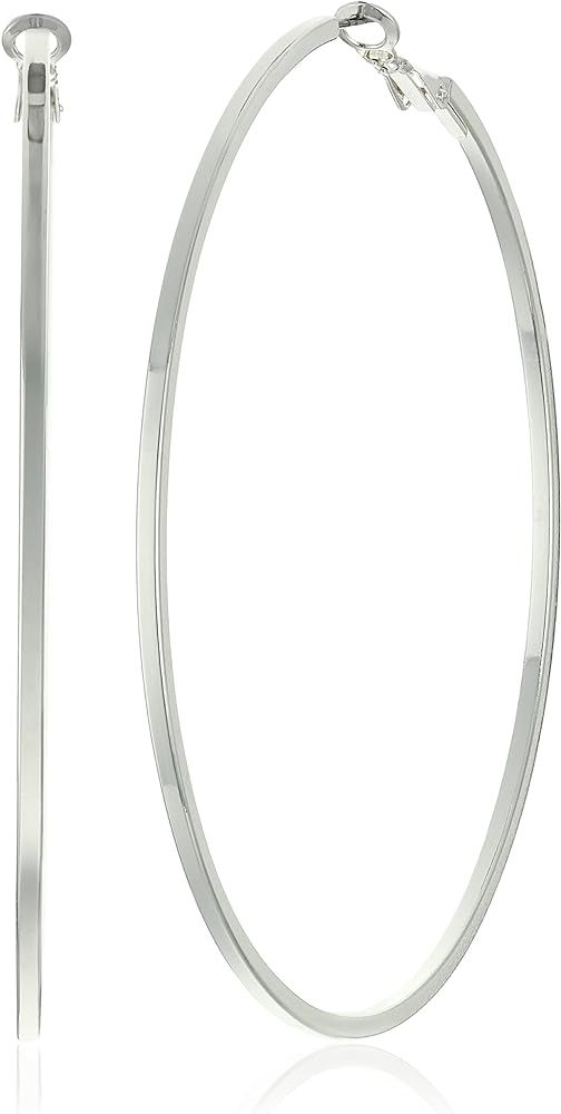 GUESS Basic Extra-Large Thin Hoop Earrings | Amazon (US)