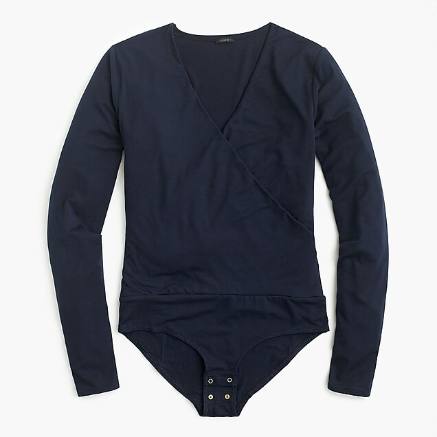 Wrap bodysuit | J.Crew US