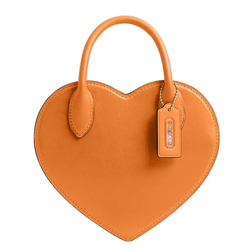 Coach Heart Crossbody Bag, B4/Washed Orange | Amazon (US)