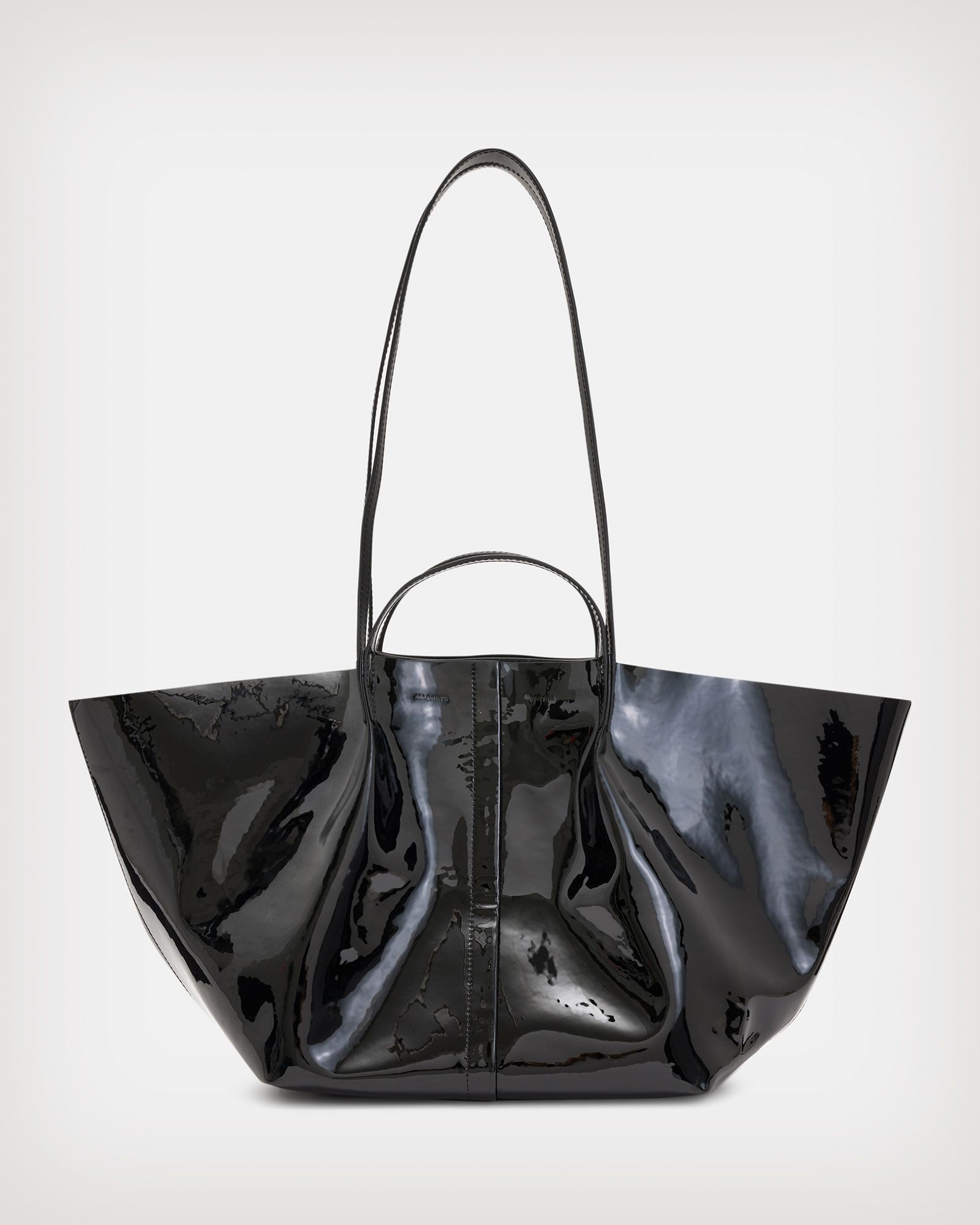 Odette East West Leather Tote Bag | AllSaints US