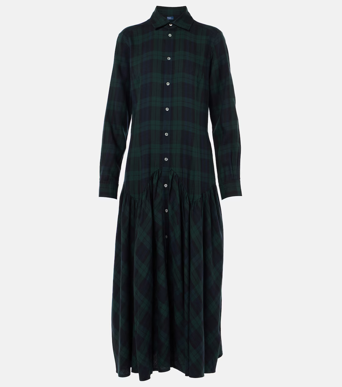 Plaid twill shirt dress | Mytheresa (US/CA)