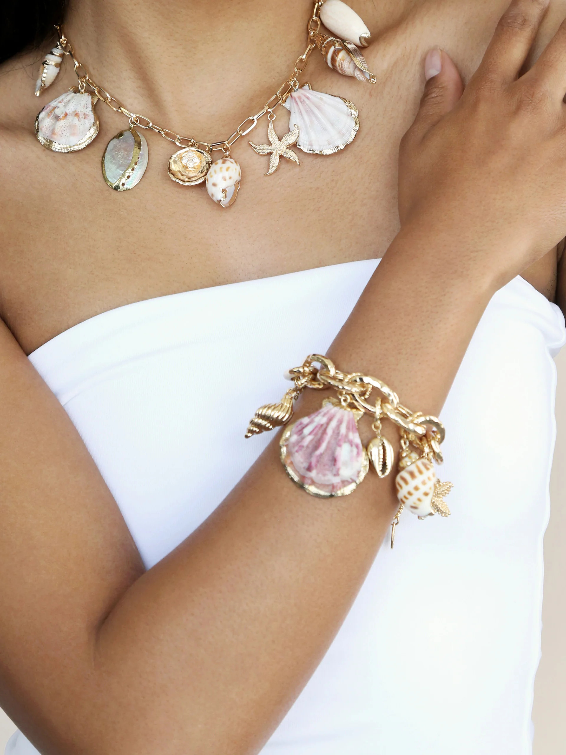 Private Island Assorted Shell Necklace | Ettika
