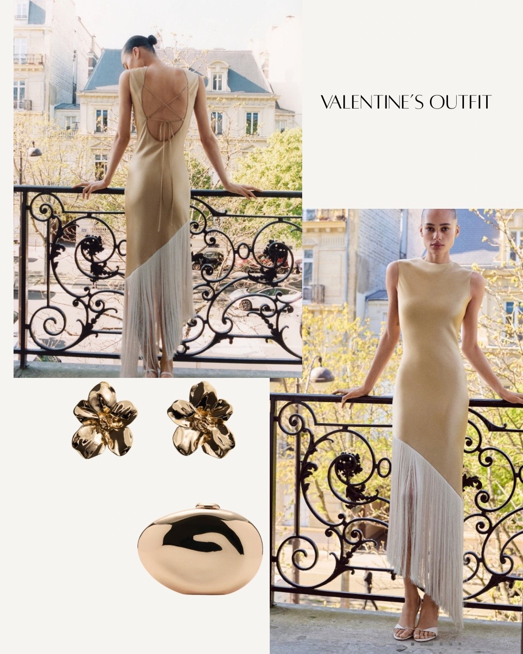 An elegant Valentine’s look in soft neutrals and gold accents.

#LTKdatenight #LTKpartywear #LTKdresses