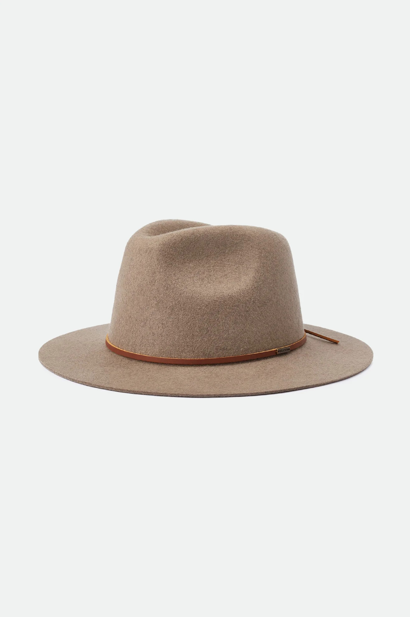 Wesley Fedora - Heather Natural | Brixton
