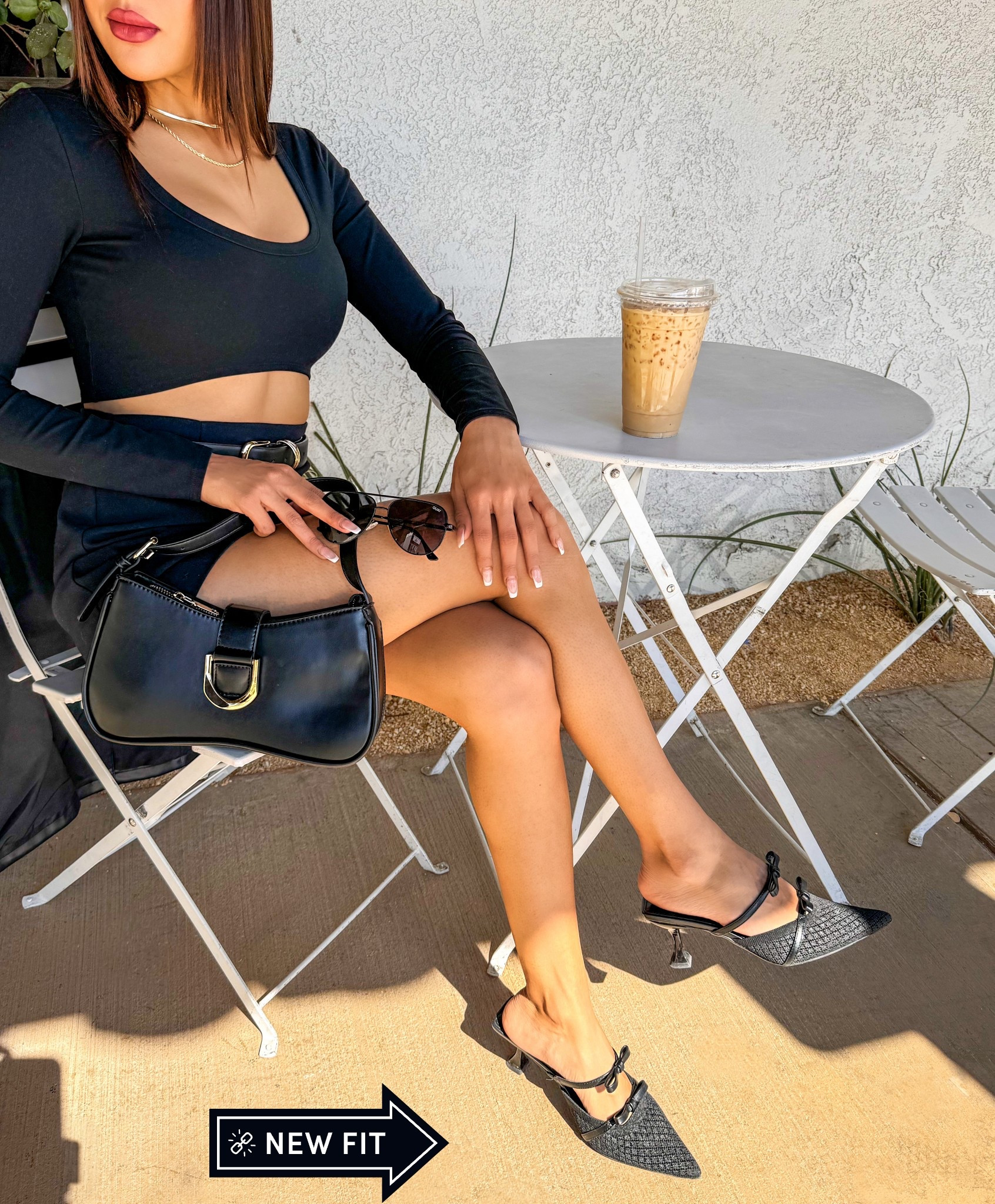 Elevate your wardrobe with this chic and stylish ensemble! 🌟 This outfit features a sleek black long sleeve crop top that hugs your curves in all the right places. Paired with a trendy mini skort, this look is both flirty and sophisticated. Complete the outfit with elegant kitten heels that add a touch of charm without sacrificing comfort. Perfect for a night out, a special event, or just turning heads wherever you go! 🖤

#LTKSeasonal #LTKShoeCrush #LTKStyleTip