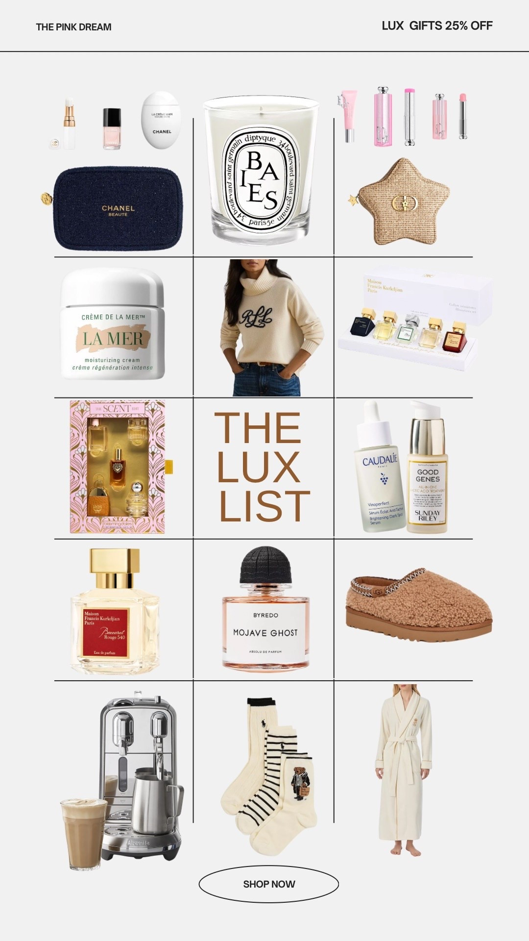 The lux gift guide!! Most of the things are on sale or gift 💝 with purchase!!! 

#LTKGiftGuide #LTKCyberWeek #LTKHoliday