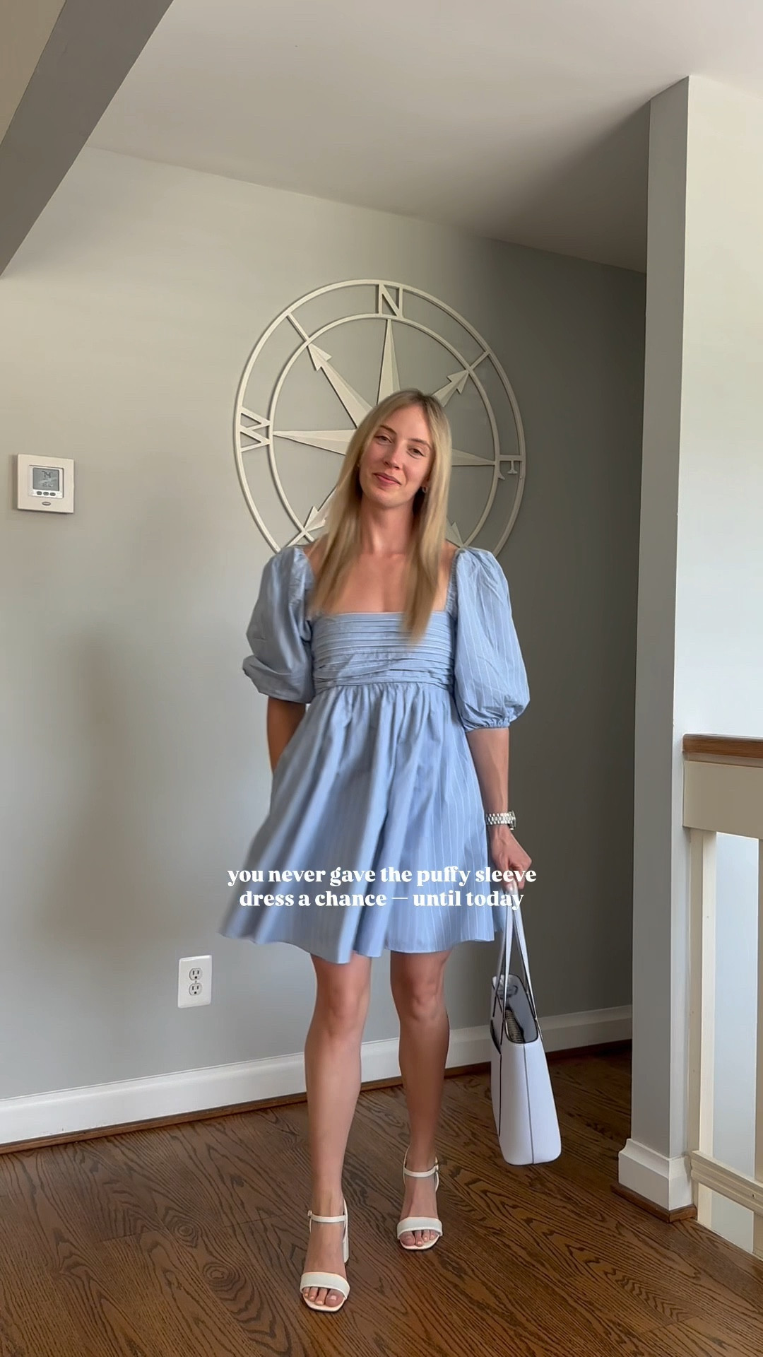 Loved trying this dress, that’s out of my comfort zone💙

Bag is sold out, but tagged something similar  

#LTKSummerEdit #LTKWorkwear #LTKPetite