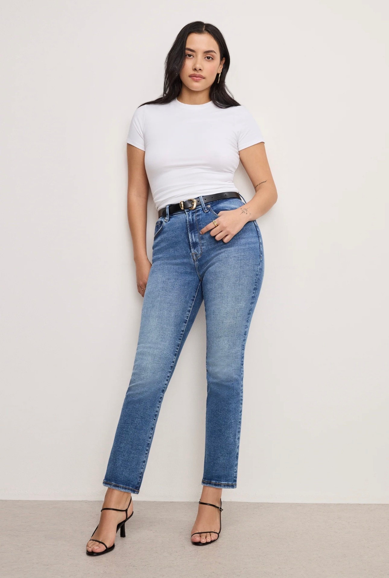 Hands down my favorite pair of jeans! These Good American Always Fits are comfortable and flattering. They’re especially great for anyone who fluctuates in weight as they can fit a range of sizes. I wear the 6-12. I paid full price for mine, but they are currently on sale, so I’m purchasing in all 3 color options! 

The best denim, the best jeans, best jeans for women over 30, best jeans for women over 40

#LTKMidsize #LTKSaleAlert #LTKOver40