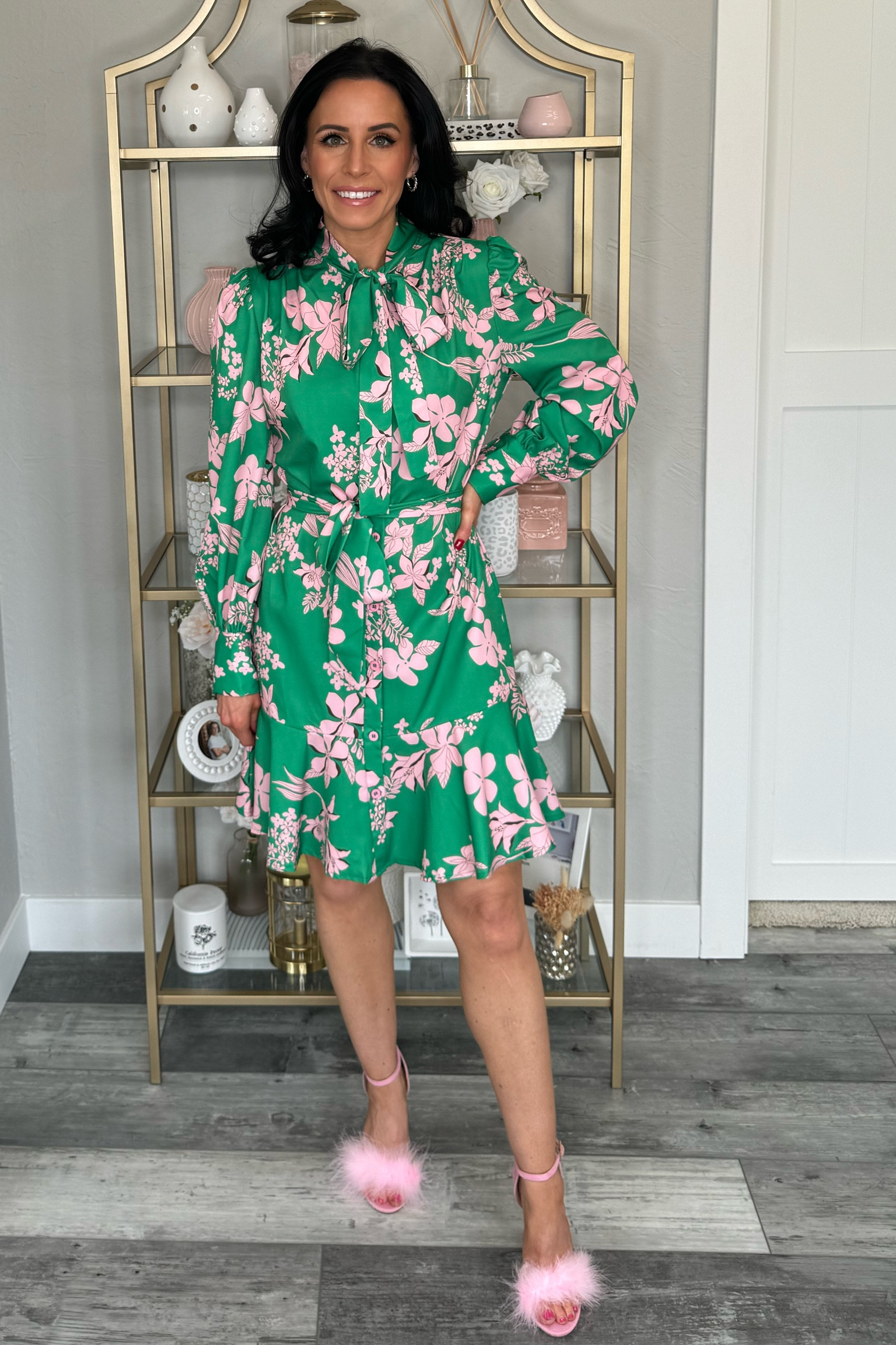 Day 6 of ‘30 days of adding color to my closet’ series! Loving this outfit! This is the perfect Spring dress and these shoes are so fun, definitely giving Carrie Bradshaw! 

Wearing size small in dress. 

Amazon outfit inspo, petite outfit, petite fashion, affordable fashion, women’s outfit inspo, chic outfit inspo, chic outfit, women’s workwear outfit, outfit for the office, Amazon fashion, Amazon dress, Easter dress, spring dress, floral dress, women’s affordable style, spring fashion, spring style, spring outfit

#LTKfindsunder50 #LTKSeasonal #LTKparties