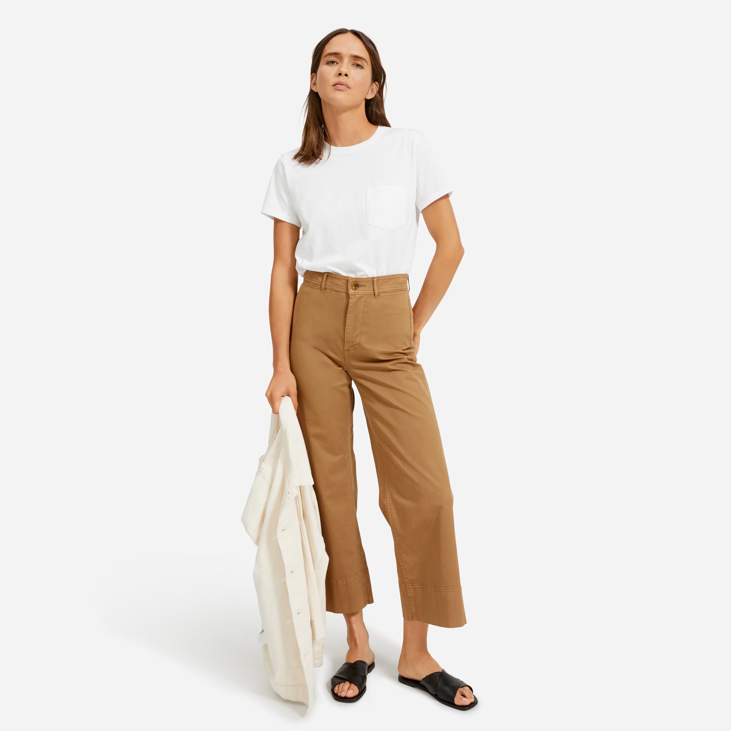 The Organic Cotton Box-Cut Pocket Tee | Everlane