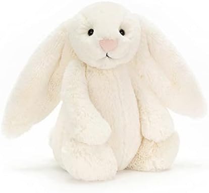 Jellycat Bashful Cream Bunny Stuffed Animal, Medium 12 inches | Rabbit and Bunny Plush Toy | Clas... | Amazon (US)