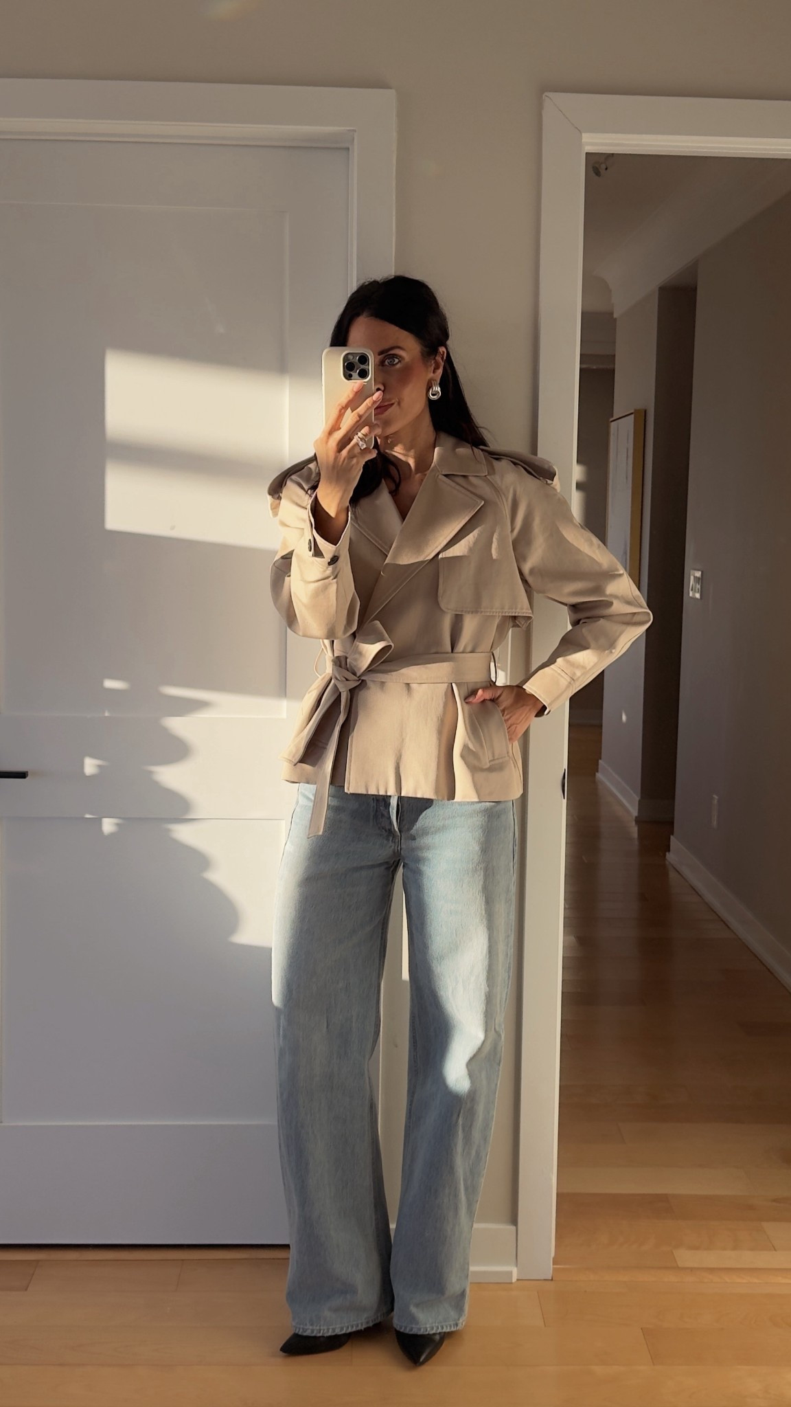 Spring Staple: Trench coat @Aritzia  🤍It’s giving cool girl energy rain or shine! Wearing a small 

#LTKcanada #LTKstyletip