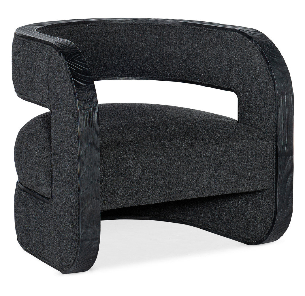Burke Accent Chair In Black | 1stopbedrooms