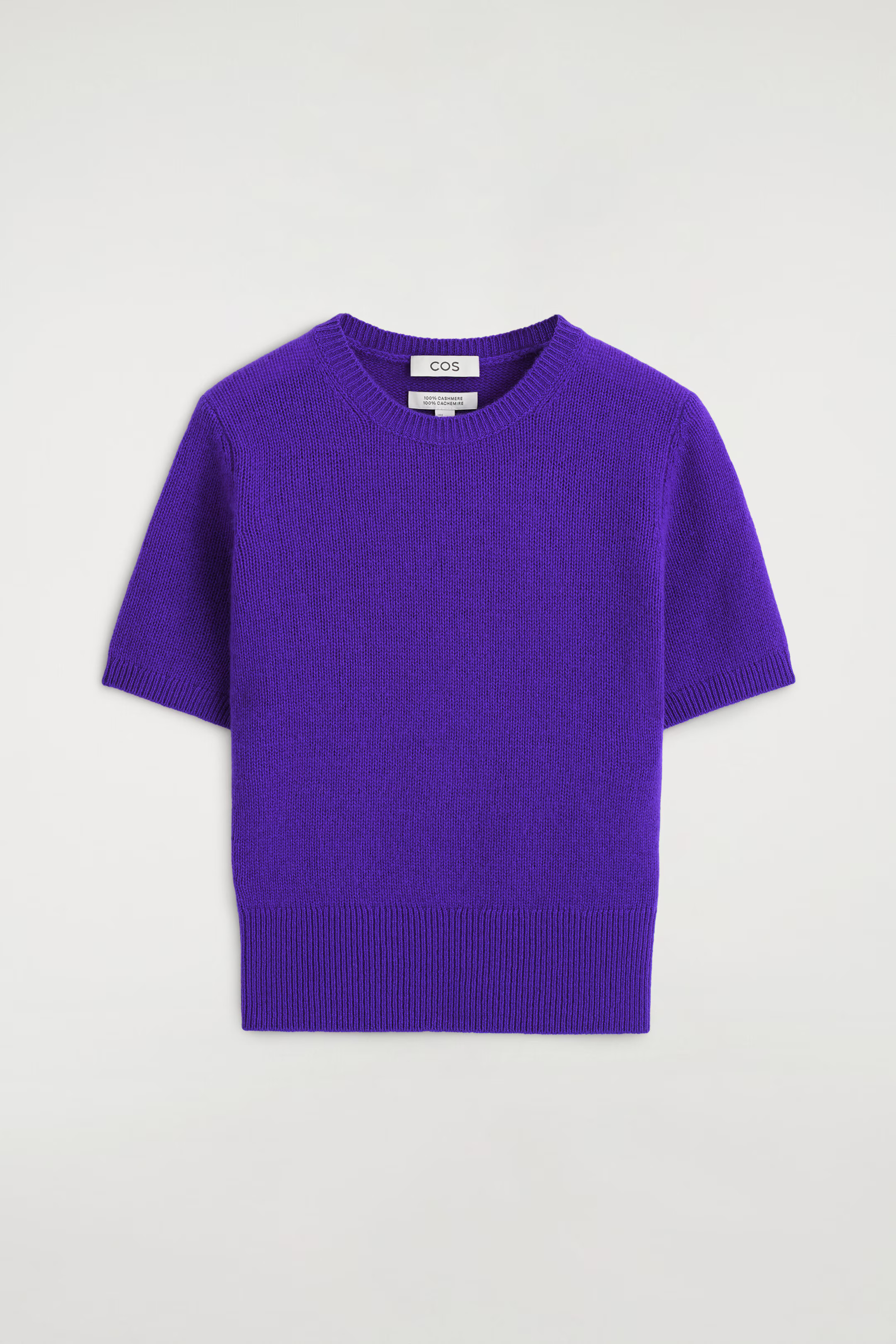 CASHMERE T-SHIRT - PURPLE | COS GB | COS UK