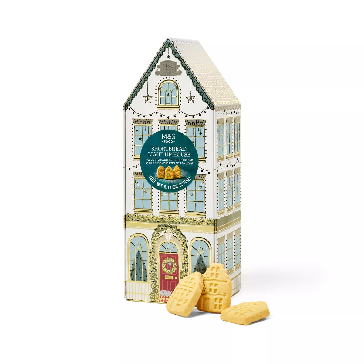 M&S Shortbread Biscuit Light Up House - 8.11oz | Target