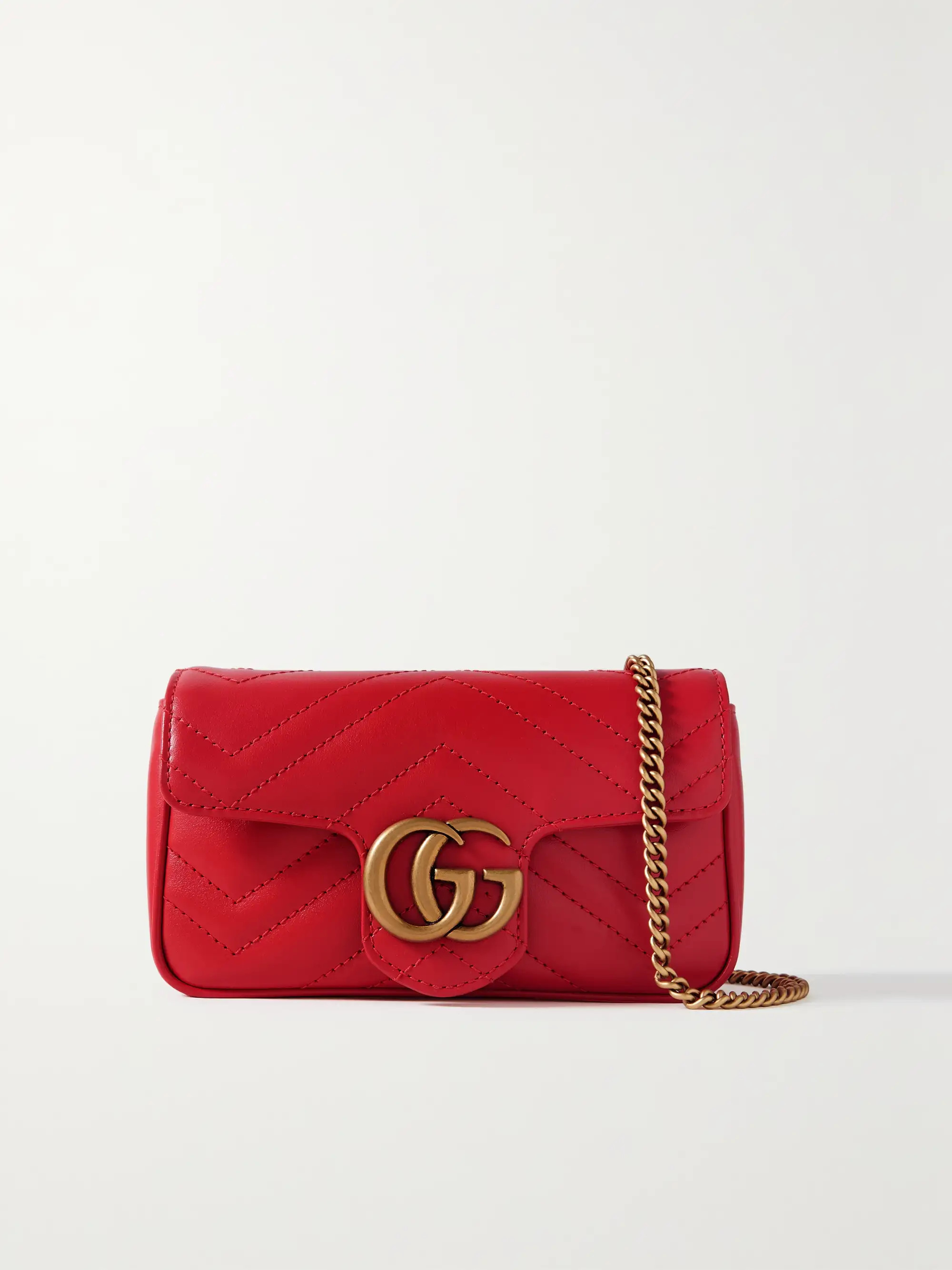 GUCCI GG Marmont quilted leather shoulder bag | NET-A-PORTER | NET-A-PORTER (US)