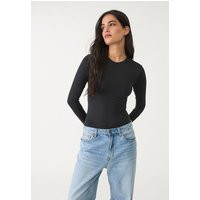 Stradivarius Long sleeve polyamide bodysuit Black M | Stradivarius (UK)