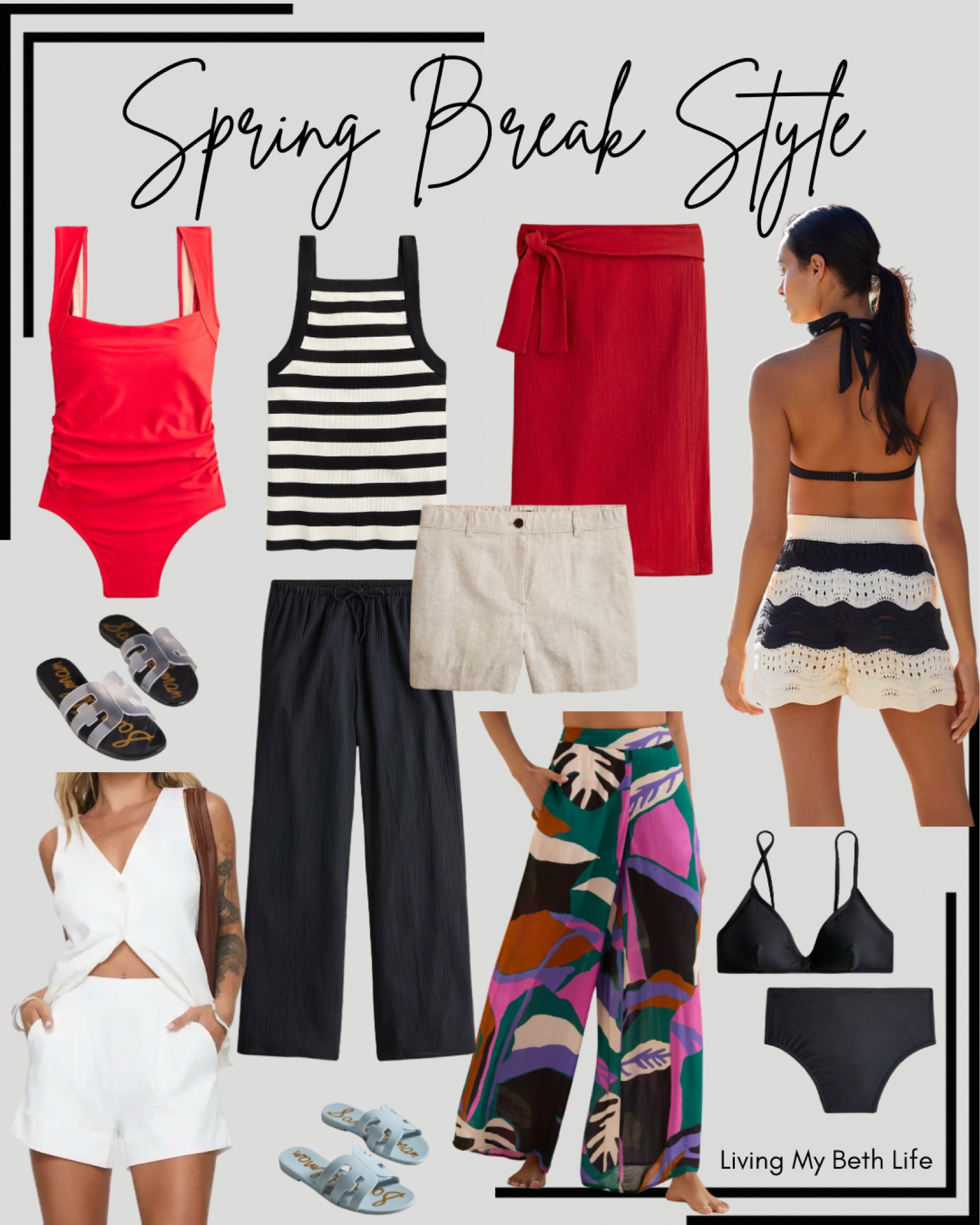 Spring Break Style: swimsuits, pants, shorts, coverups, sandals, shorts, matching sets

#springbreak #vacation #resortwear

#LTKSwim #LTKStyleTip #LTKSaleAlert