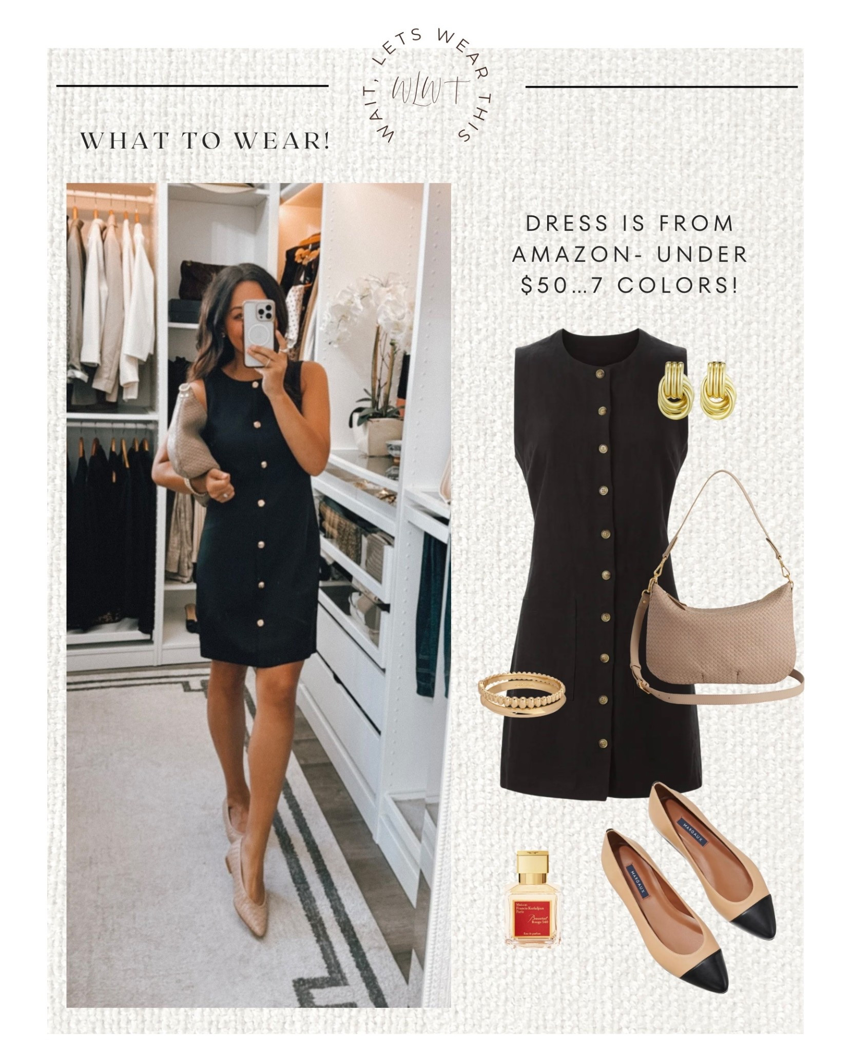 Dress is an Amazon find under $50!⭐️ Wearing a small

#LTKStyleTip #LTKOver40 #LTKFindsUnder50