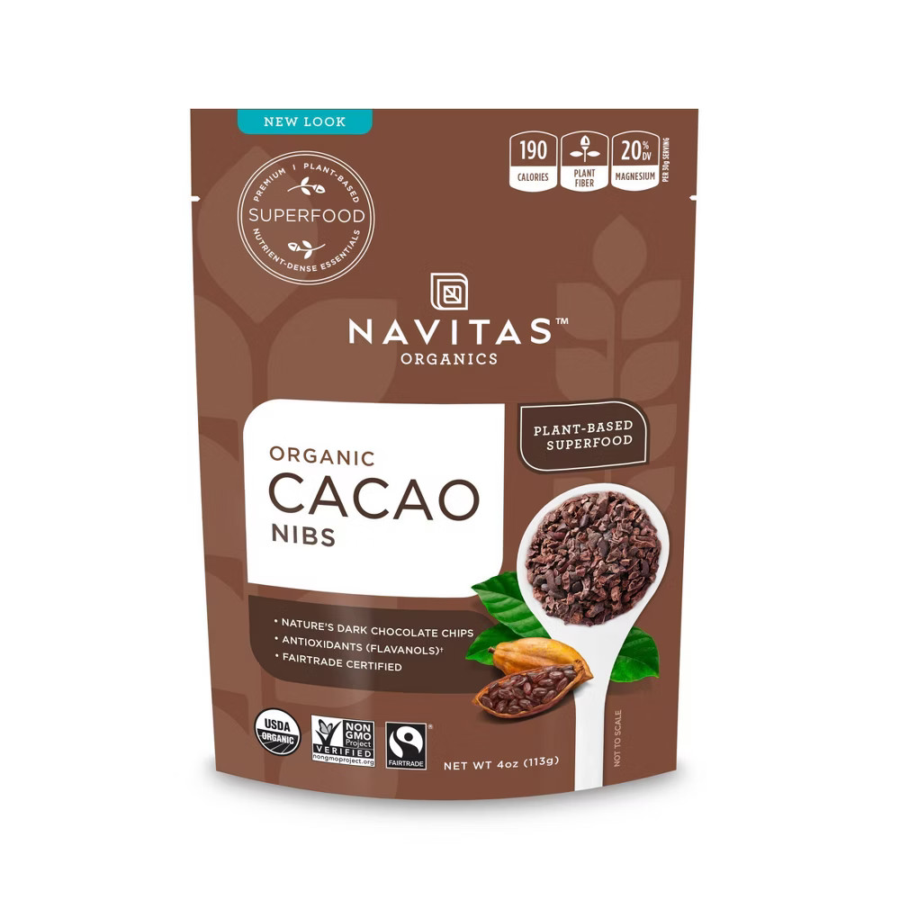 Navitas Organics Vegan Cacao Nibs - 4oz | Target
