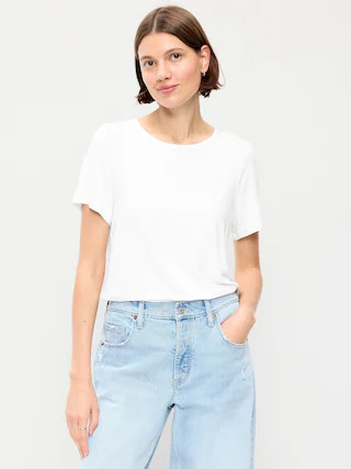 Luxe Crew-Neck T-Shirt | Old Navy (US)